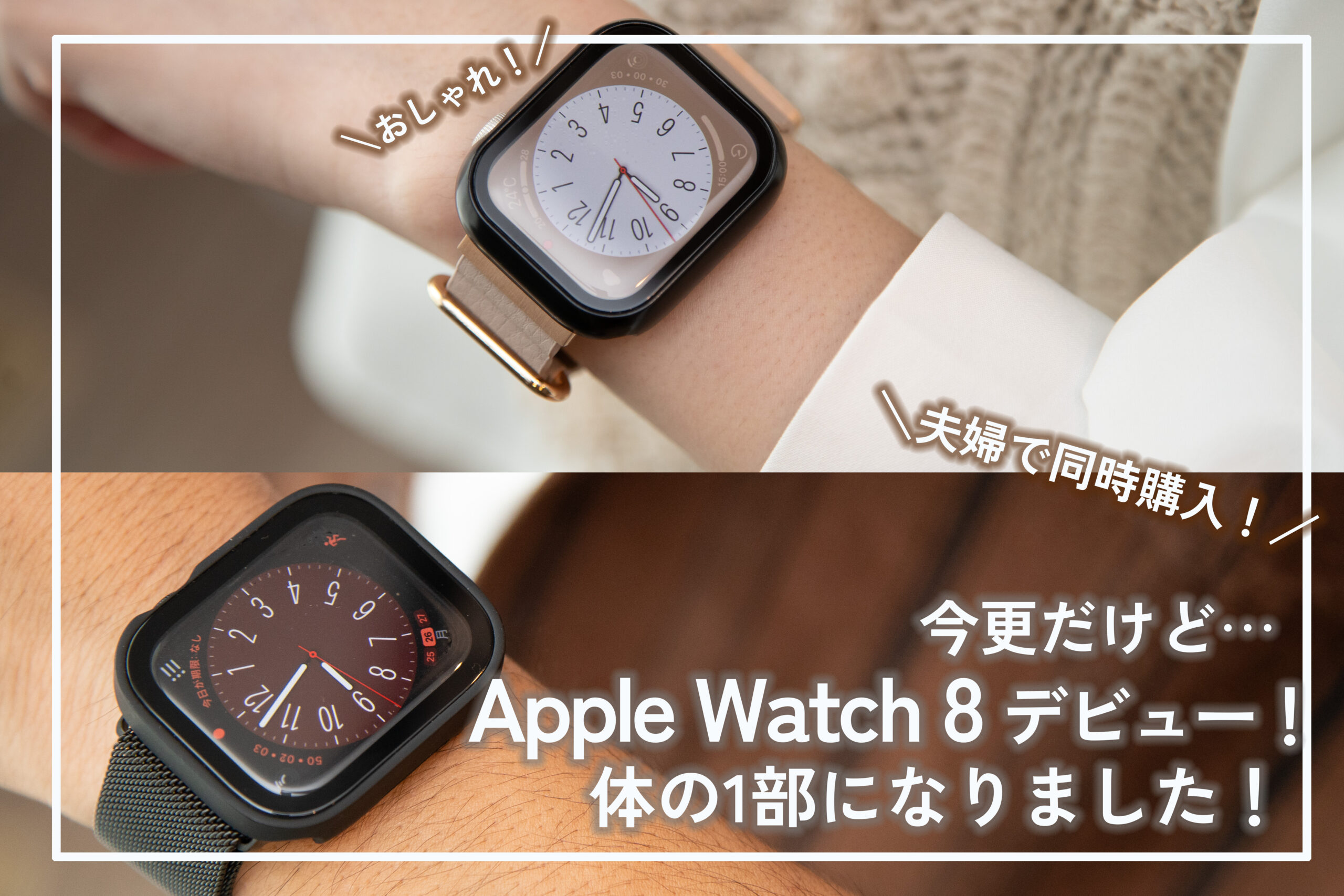 レビュー】今更だけどApple Watch 8デビュー！体の1部になりました 